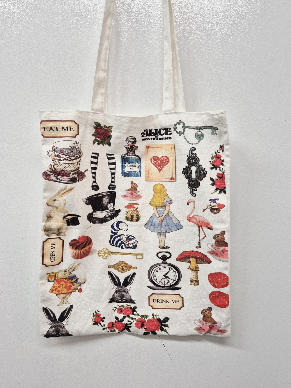 Alice in Wonderland Travel Tote Bag